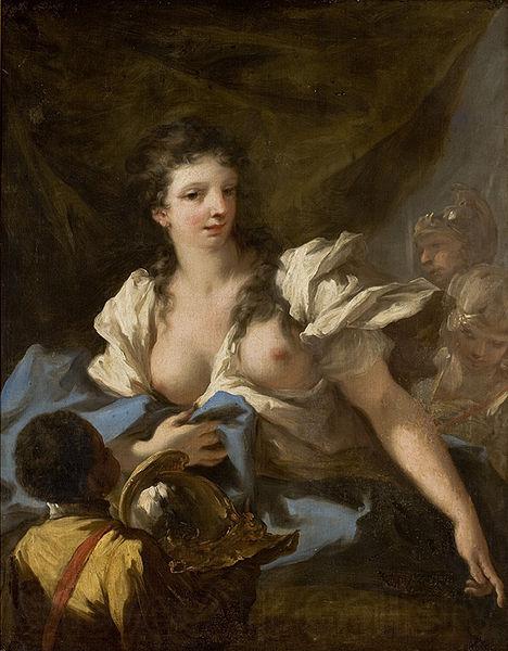 Giovanni Antonio Pellegrini Queen Tomyris France oil painting art